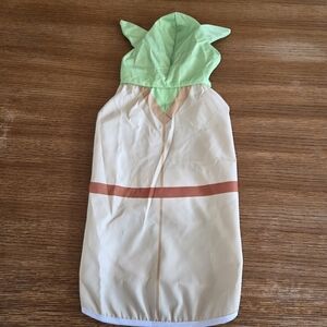 NWT Star Wars Yoda Hooded Dog Rain Coat Size Large